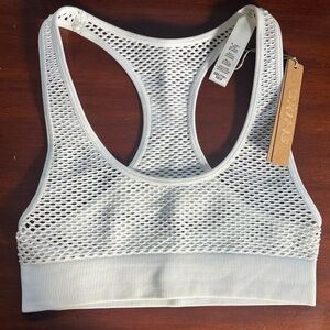NWT SKIMS White Mesh Sports Bra